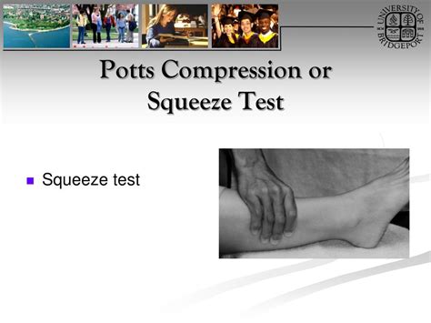 potts compression test|ankle eversion stress test.